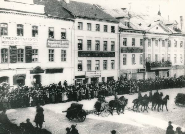 Tartu linnavaade. Saksa vägede saabumine. 24.02.1918.a.