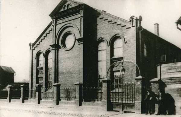 Tartu linnavaade. Juudi sünagoog Turu tn 63 (11). 20. sajandi algus.