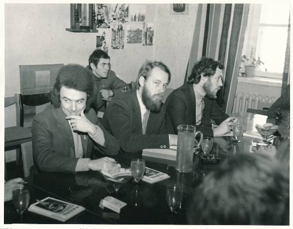 Belgia noorsoodelegatsioon TÜ komsomolikomitees 1973a.