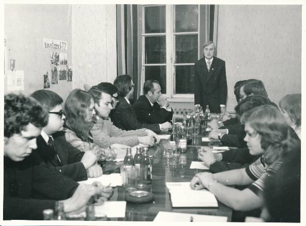 TÜ komsomolikomitees kohtumine 1973a.