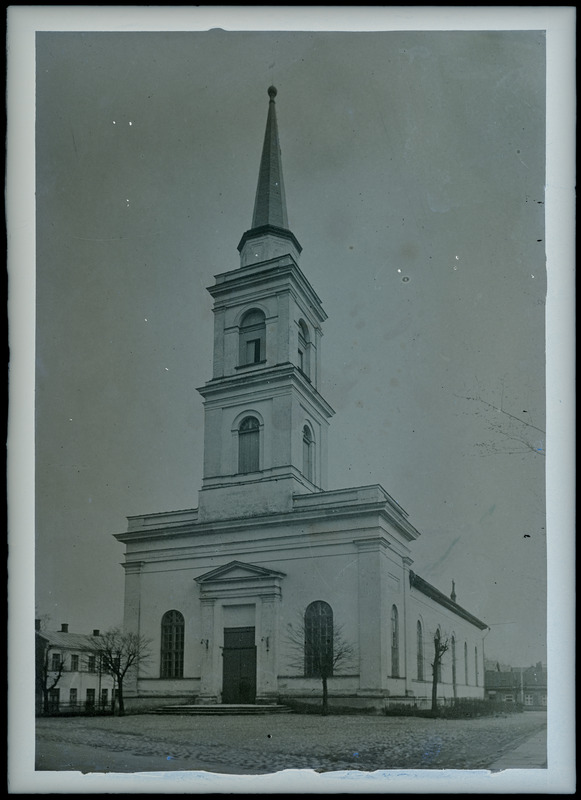 Klaasnegatiiv. Tartu Maarja kirik. 1930-1940