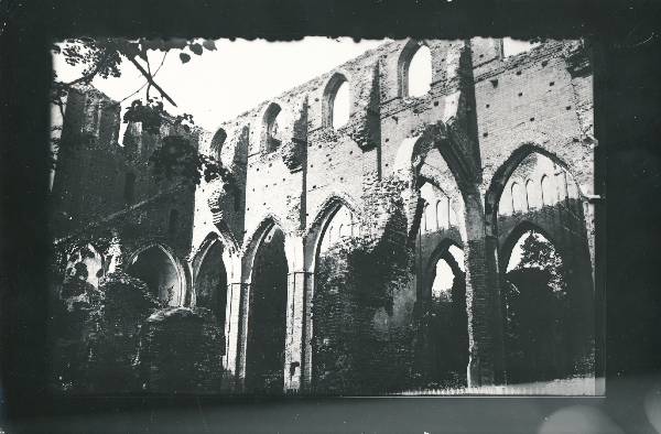 Tartu linnavaade. Toomkiriku varemed. 20. sajandi algus.