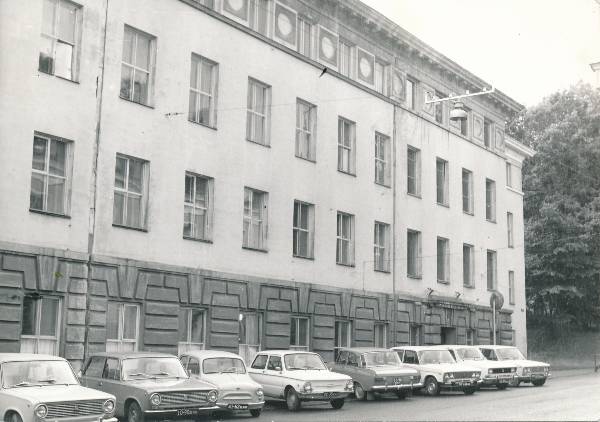 Tartu Ülikool. Keemiahoone. 1980ndatel.