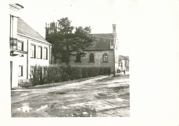 Karlova mõis Tartus. Peahoone esifassaad 1977a.