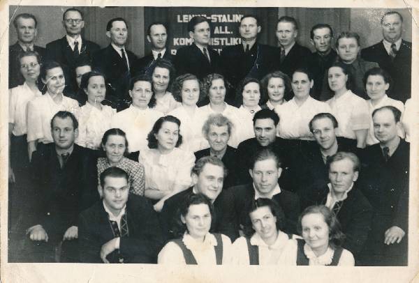 Tartu Lihakombinaadi segakoor 1953a.