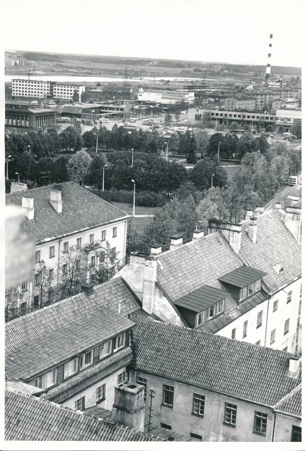 Vaade Tartus Turuhoone suunas.