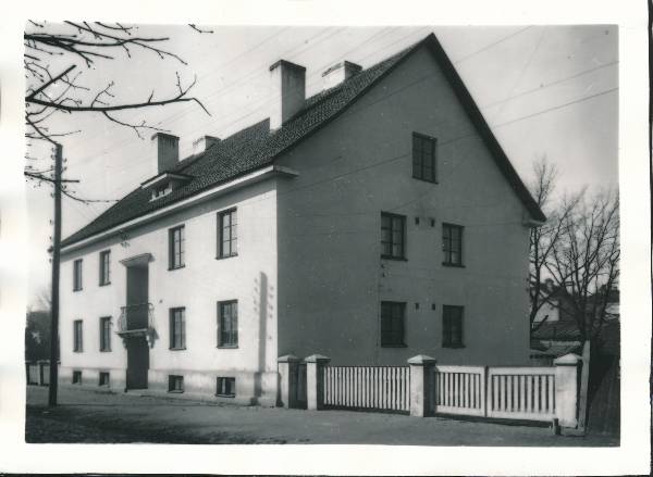 Vaade Tartule Isamaasõja ajal. Kooli tn 2.