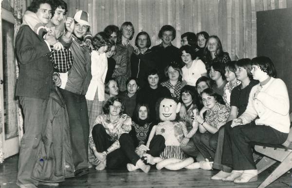 Grupipilt. Tartu X keskkool, 11B klass. 1979
