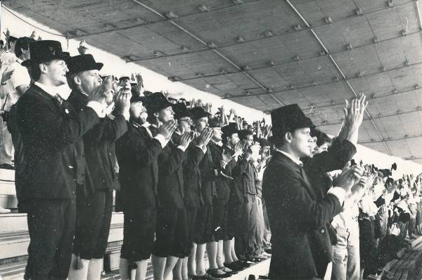 Gaudeamus X Vilniuses 1988a. Vaade laululavale.