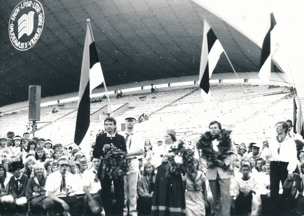 Gaudeamus X Vilniuses 1988a. Vaade Eesti esinejatele.