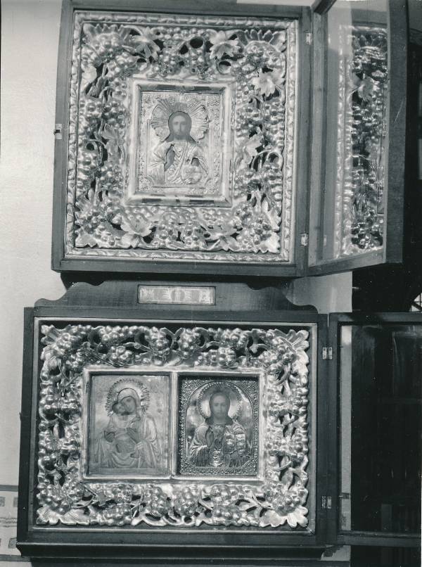 Tartu kirikutes leiduvad kultusesemed. Ikoonid Uspenski õigeusu kirikus, Magasini tn 1. 1987.a.