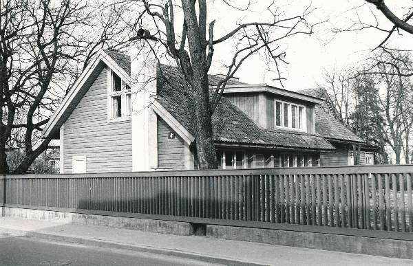 Tartu linnavaade, Veski tänav 1990a.