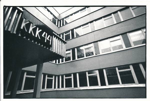 Tartu 44. kutsekeskkool. Tartu Piimatoodete Kombinaadi kutsekeskkooli ehitus, Kopli tn 1. 1984.a.