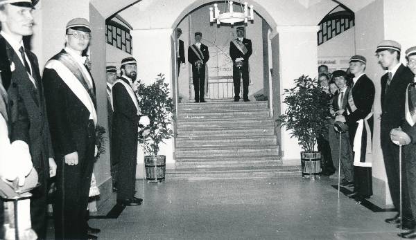 Rootsi kuninga Karl XVI Gustavi ja kuninganna Silvia visiit Tartusse 1992a.