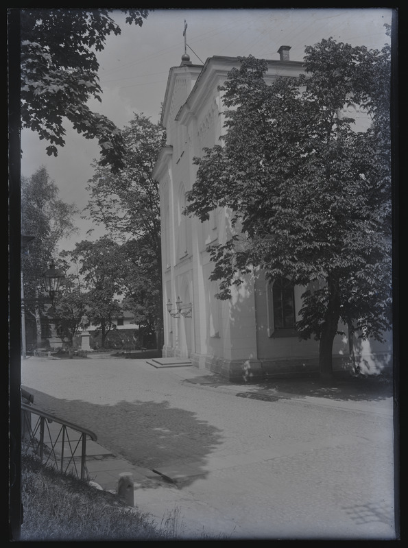 Klaasnegatiiv. Ülikooli kirik. Tartu, 1930-1940.