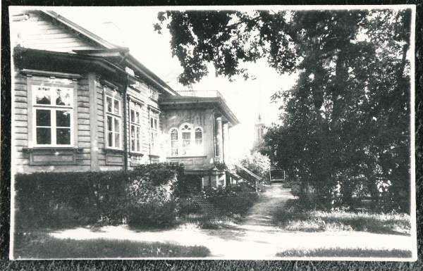 Fotokoopia. K.E. von Baeri maja Veski tn Tartus.