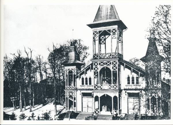 Tartu linnavaade. Saksa näituste väljaku peahoone (1918-1930). 20. sajandi algus.