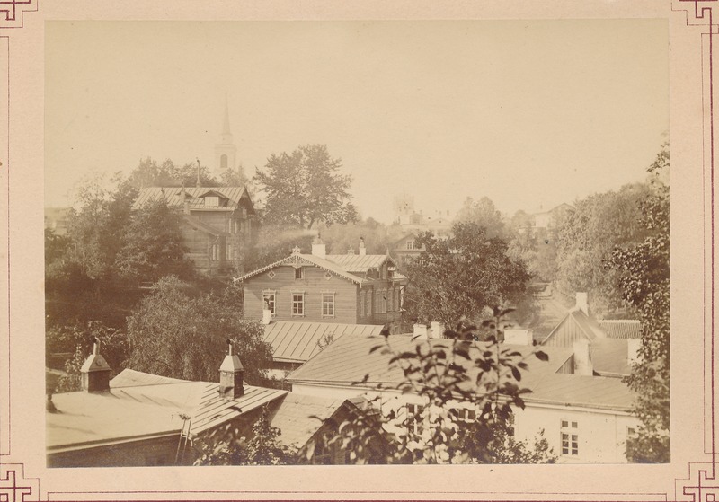 Linnavaade. Vallikraavi tn Tartus 19-20 sajand.