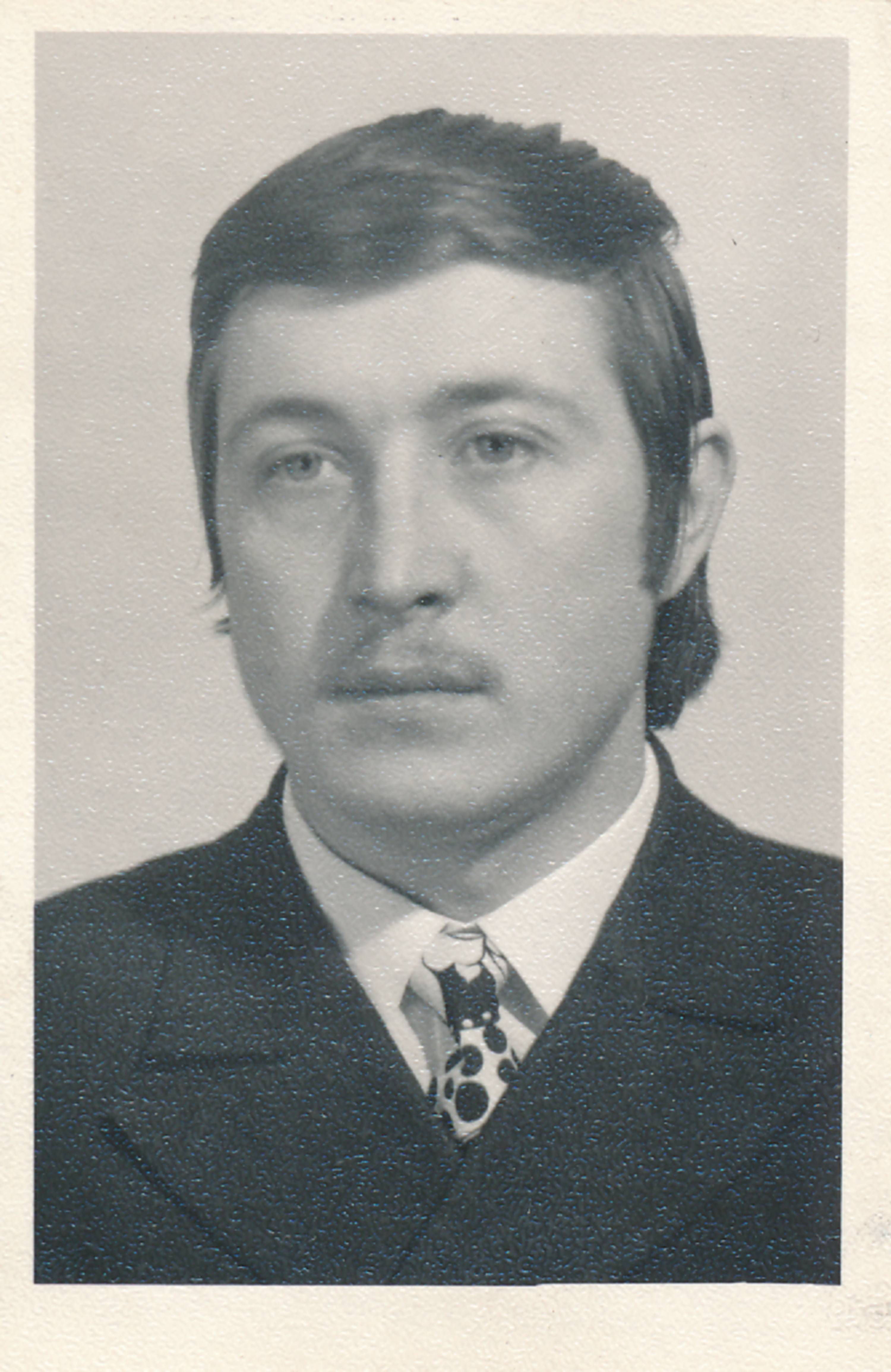 Portree. Tartu kontrollaparatuuri tehas, lukksepp Peeter Žbanov. 1972