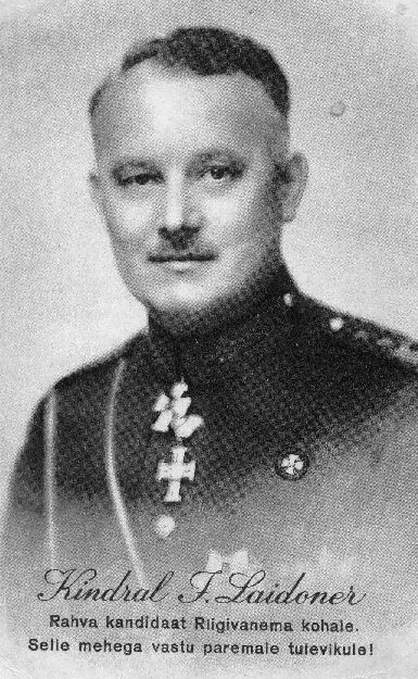 Valimised. Johan Laidoner - rahva kandidaat Riigivanema kohale.  Eesti, 1933-1934.