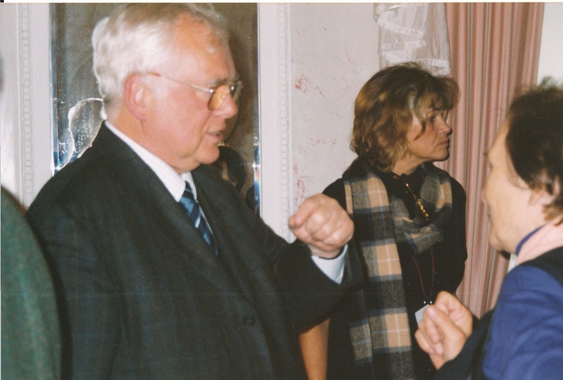 Anita ja Gert Pistohlkors Tartu Linnamuuseumis.