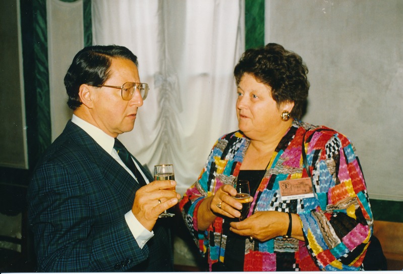 Tartu laululava avamine. Vastuvõtt raekojas laululava avamise puhul. Tartu, juuni 1994.