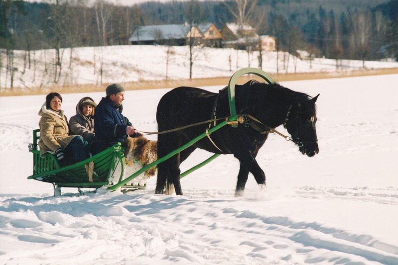 Tartu Linnamuuseumi töötajad Lõuna-Eestis, Rõuges, 2004.