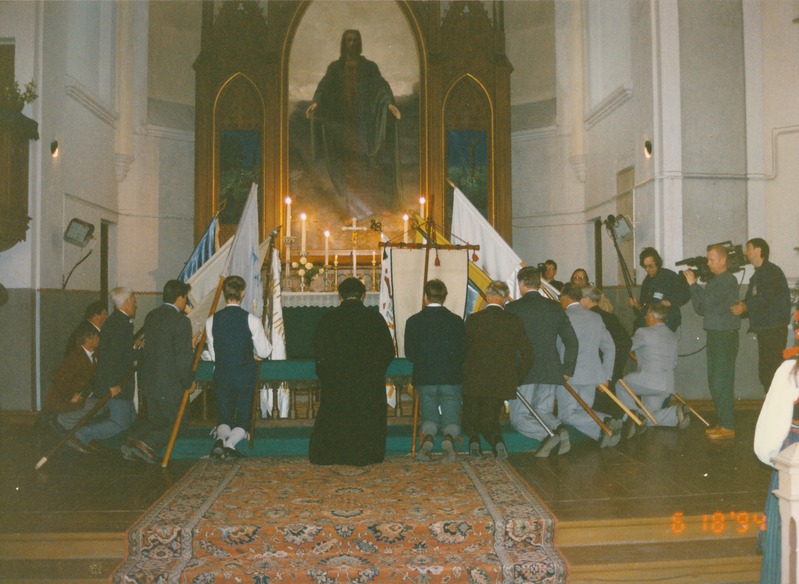 Tartu juubelilaulupidu. Laulupeoliste jumalateenistus Peetri kirikus. 
Tartu, 1994.