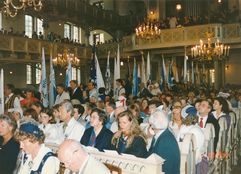 Tartu juubelilaulupidu. Laulupeoliste jumalateenistus Peetri kirikus. 
Tartu, 1994.