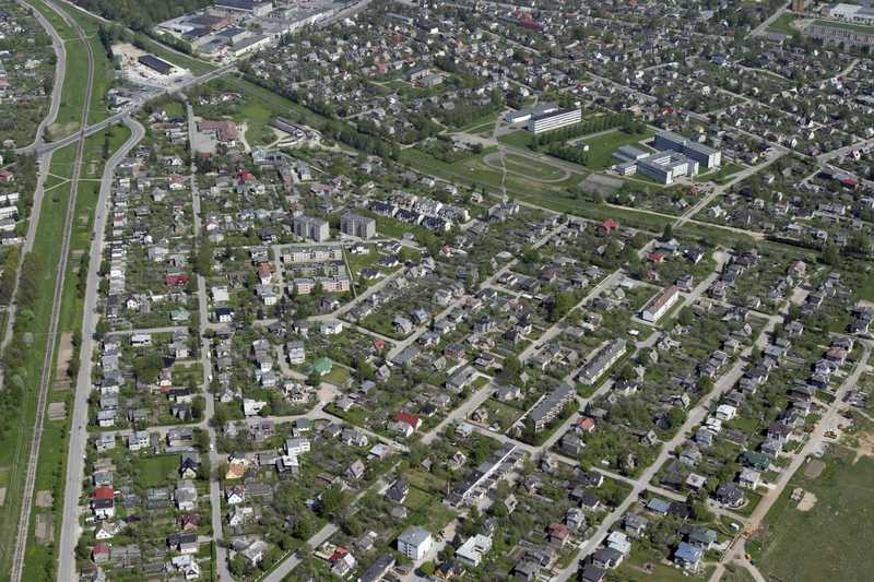 Aerofoto. Variku linnaosa.Tartu, 2005.