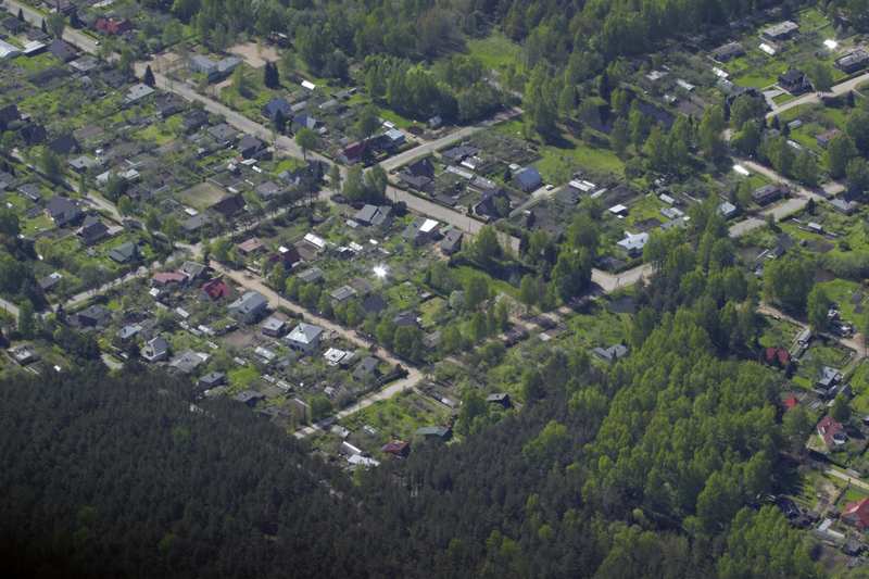 Aerofoto. Ihaste linnaosa. Tartu, 2005.