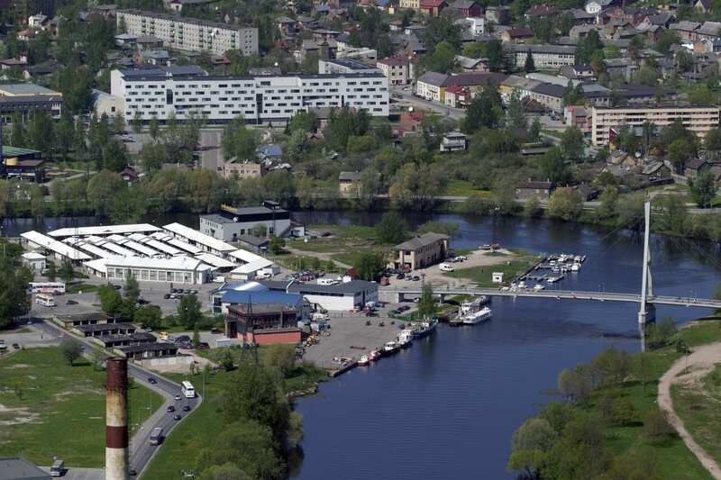 Aerofoto. Turusild; sadam; avaturg. Tartu, 2005.