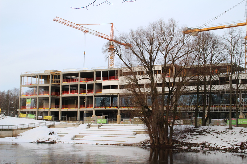 Delta hoone ehitus. Tartu, 2019.