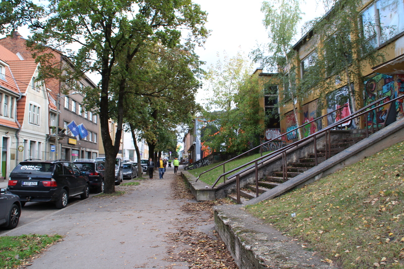 Tähe tänav, paremal Tähe 19. Tartu, 2019.