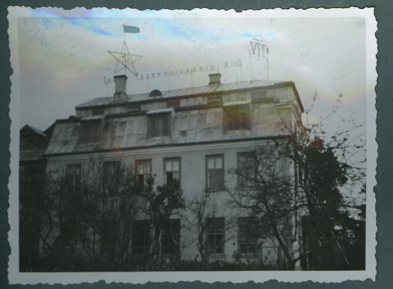 Tartu telefonivabrik, Staadioni t poolne külg. 1930-1940