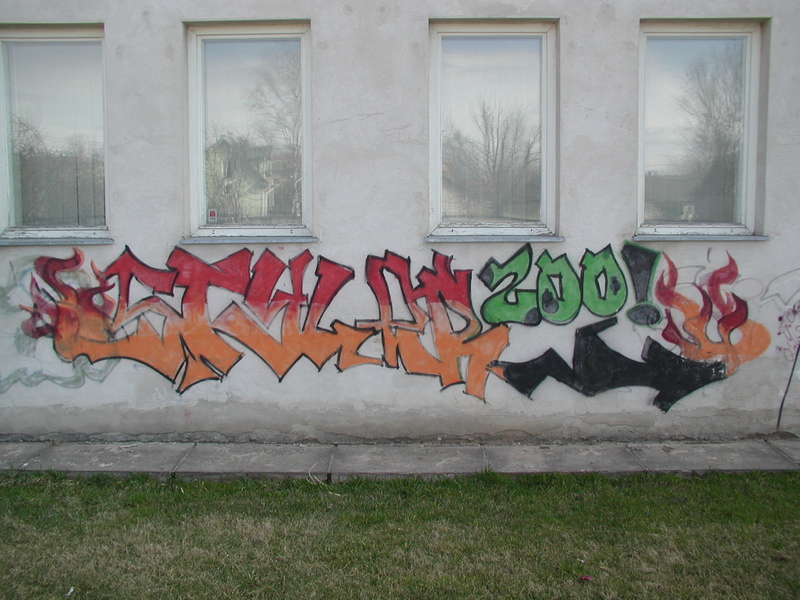 Digifoto. Grafiti avalikus linnaruumis. Tartu, 2004.