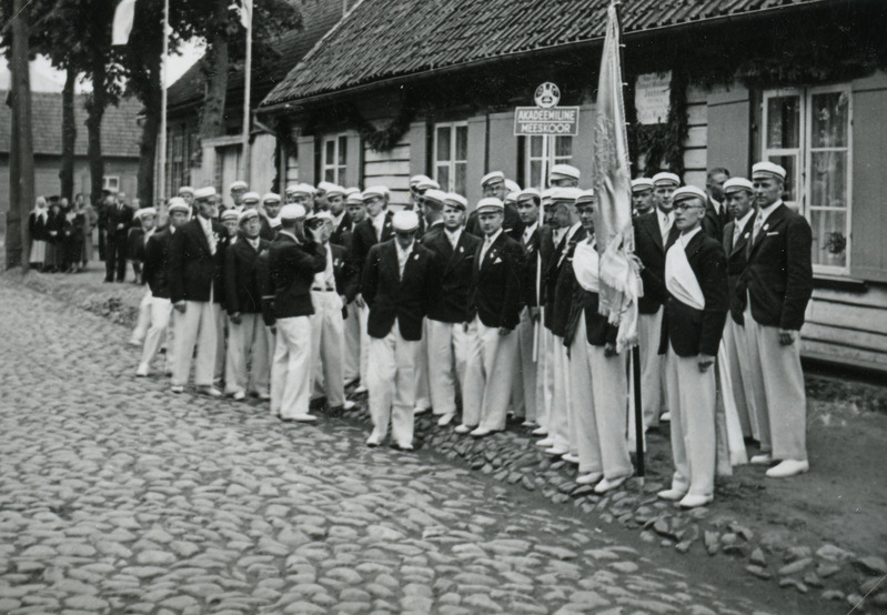 Foto. Tartu Akadeemiline Meeskoor Eestis, 1912- 1939.