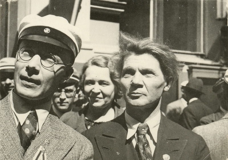 Foto. Tartu Akadeemiline Meeskoor välisreisil 1926-1939.