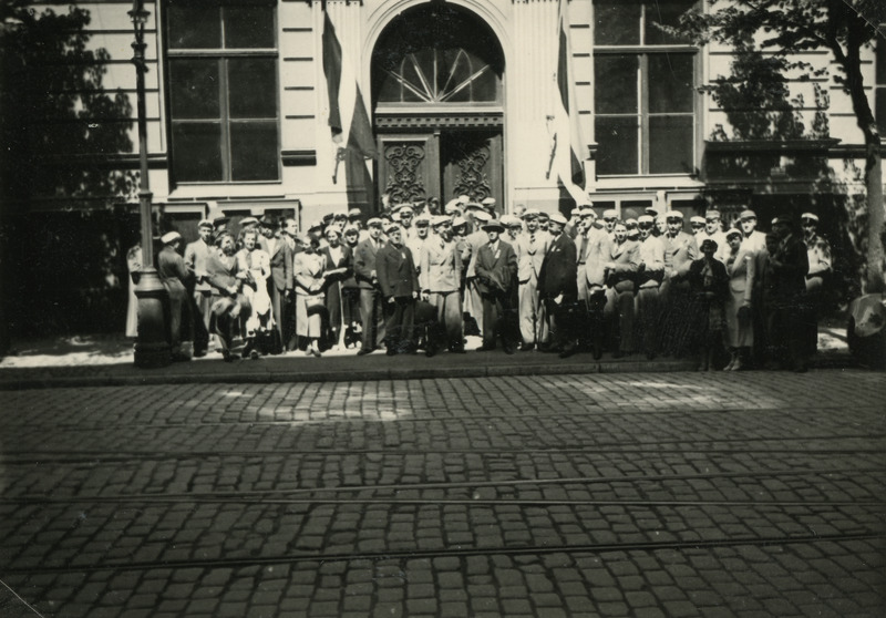 Foto. Tartu Akadeemiline Meeskoor välisreisil 1926-1939.
