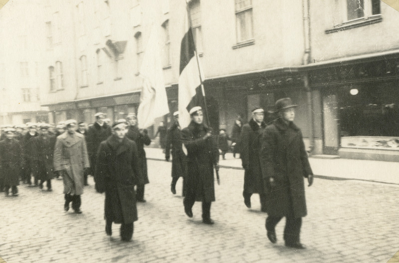 Foto. Tartu Akadeemiline Meeskoor välisreisil 1926-1939.
