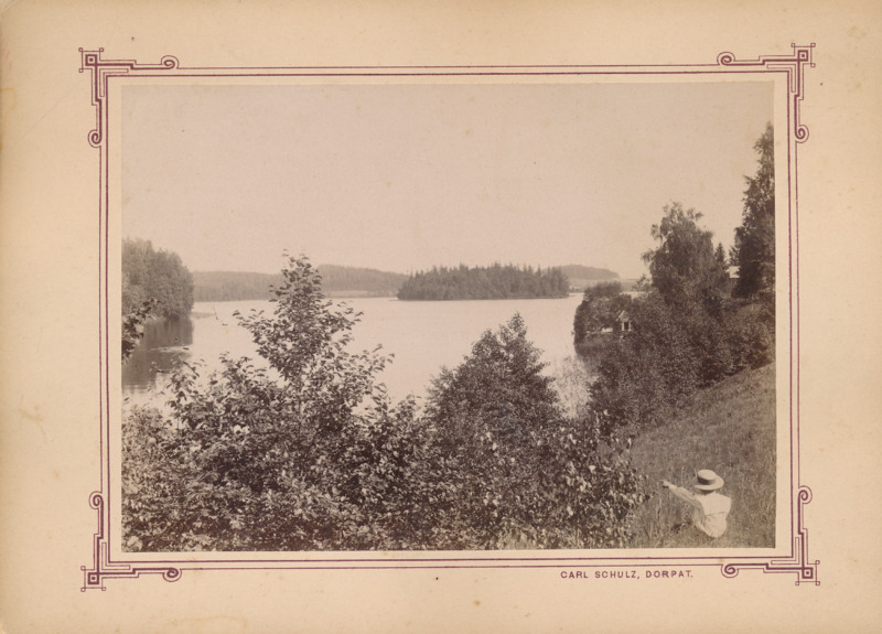 Lõuna-Eesti maastik, Pühajärv. Valgamaa, 1880-1890.
