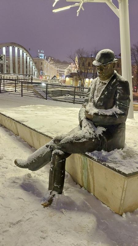 Talvine vaade. Tartu, 2022.