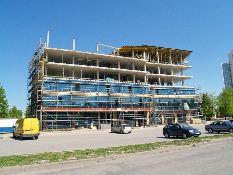 Foto, Tartu vaade, Luminori kontori ehitus. 2008