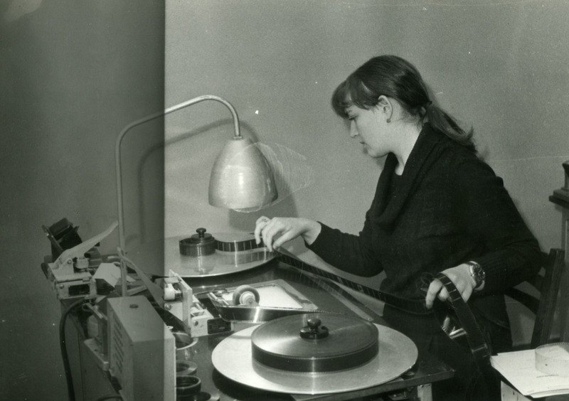 Tartu filmibaas, tööruum. 1977-1980