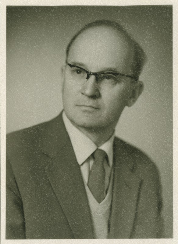 Boris Torpan, TPI füüsikalise keemia kateedri dotsent, keemiakandidaat, portree, 1964