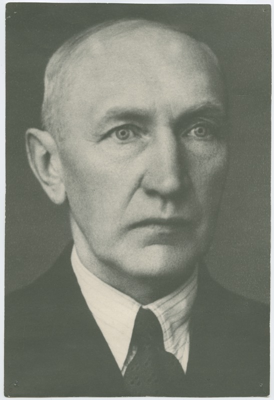 Paul Kogerman, professor, Tallinna Tehnikaülikooli esimene rektor, portree, 1936