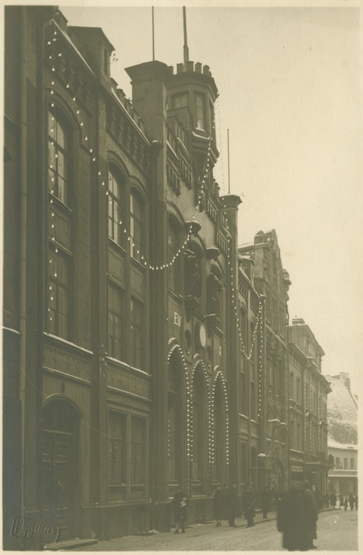 Tallinna Tehnikumi hoone Pikk tn. 20, 1928.a.