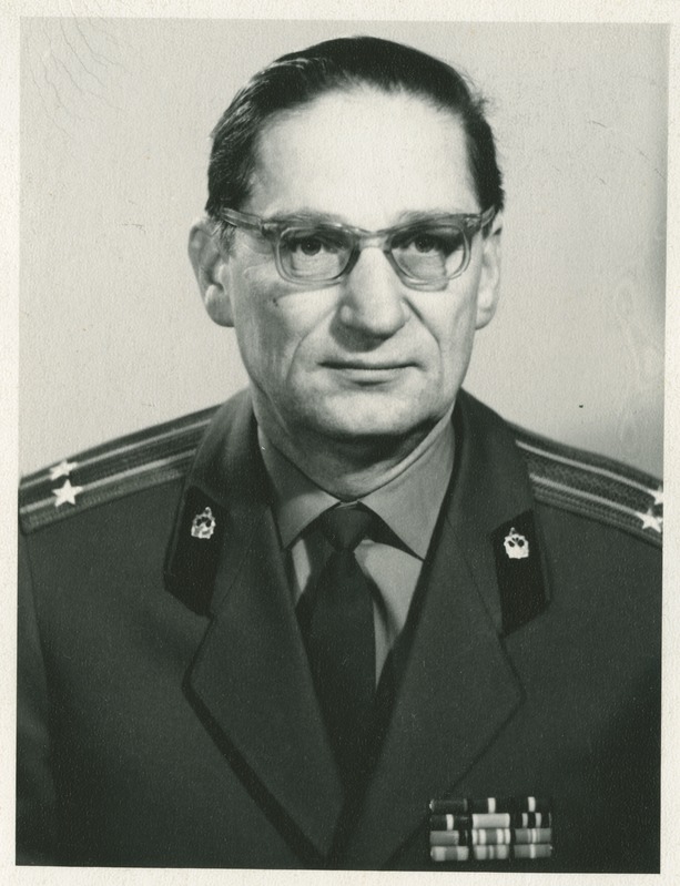 Fjodor Kapustin, Suure Isamaasõja veteran, portree, 1970.a.