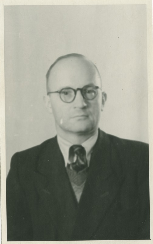 Boris Torpan, TPI keemiateaduskonna dotsent, portree, 1950.-ndad a.