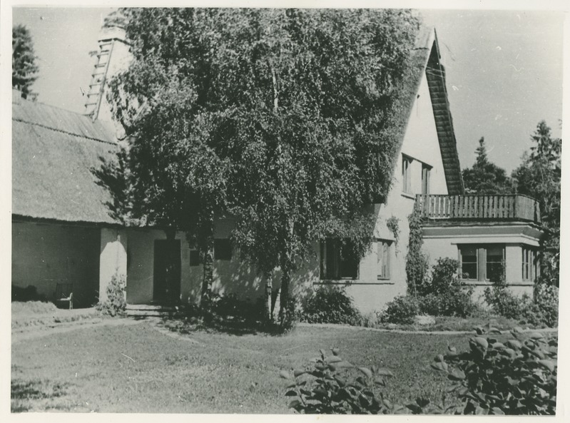 Arhitekt Erika Nõva projekteeritud maja Tallinnas Tähetorni 6, vaade edelast, 1957